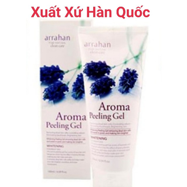 Gel tẩy da chết Arrahan Peeling Hoa Aroma Hàn Quốc 180ml