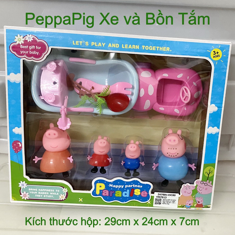 Đồ chơi mô hình gia đình heo Peppa