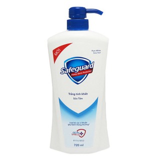 Sữa tắm diệt khuẩn Safeguard trắng tinh khiết 720ml
