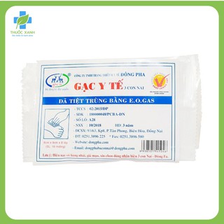 Gạc y tế tiệt trùng Đông Pha bịch 10 miếng