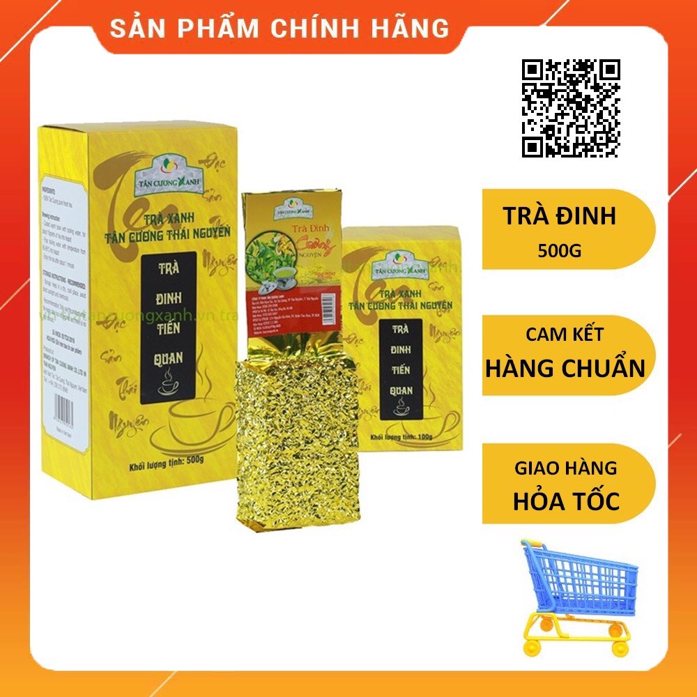 TRÀ ĐINH Tân Cương -TiếnQuan-Túi Lớn 500g - Đặc sản Thái Nguyên - Trà ngon và Sức khỏe - Giao Nhanh toàn quốc