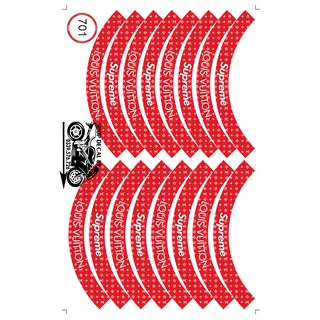 TEM VÀNH BẢN TO MS 701 SUPREME - LV - LOUIS VUITTON - TEM 3 LỚP CHẤT LƯỢNG CAO