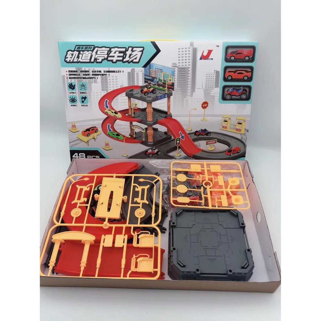 Bộ lắp ráp đường đua 48 chi tiết siêu bền chắc chắn quà tặng cho bé trẻ em