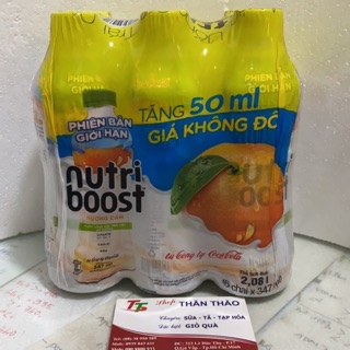 Lốc 6 chai Sữa Nutri Boost - MẪU MỚI