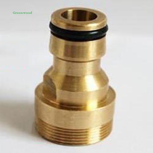Đầu nối vòi ống nước gồm đầu cắm và ổ cắm chất liệu đồng thau kích thước 23mm