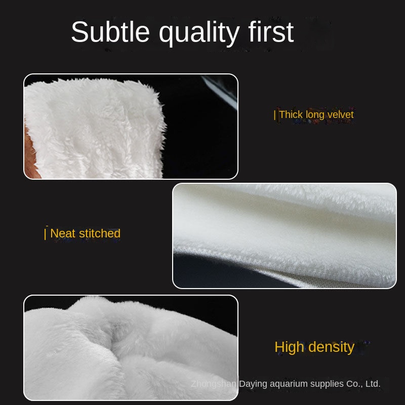 Chăn Lọc Nước Bể Cá Bằng cotton Màu Trắng Độ Thấm Hút Cao Phân Giải Cao Tiện Dụng