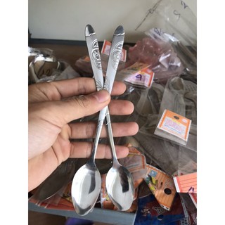 Thìa inox 304 dài mặt dài siêu dày