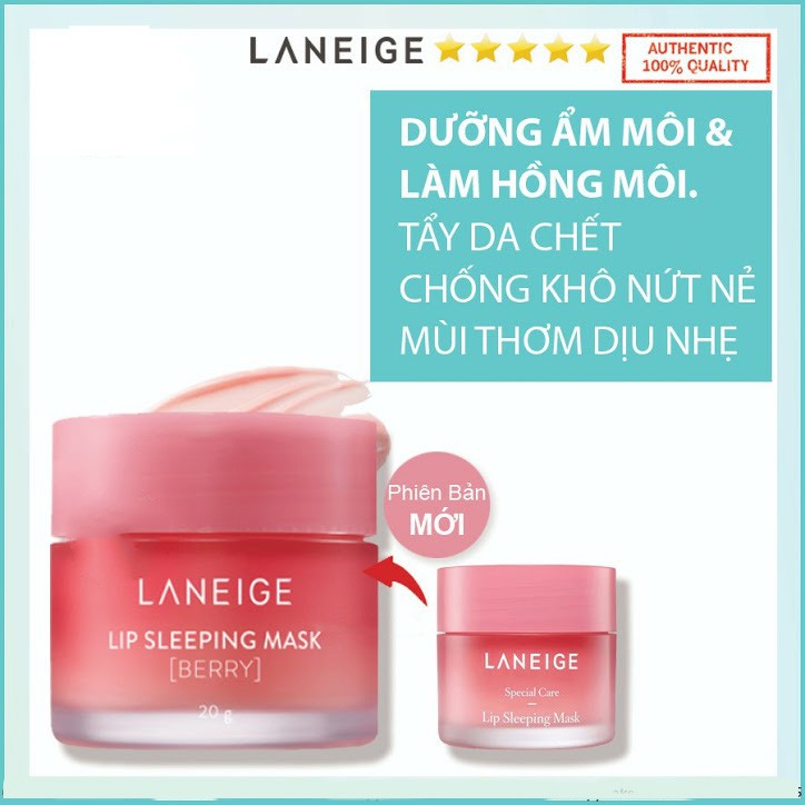 Mặt nạ ngủ môi Laneige Lip Sleeping Mask 20g FULLSIZE Có Cọ Lấy FULLBOX [ Hàng Mới Date 2023] | BigBuy360 - bigbuy360.vn