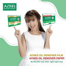 Giấy thấm dầu acnes 50 và 100 tờ