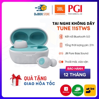 Tai nghe true wireless jbl tune 115tws | dynamic bass - hàng chính hãng pgi