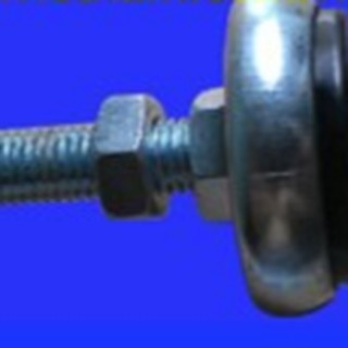 Combo 4 Chân đế cao su M10 x 75mm bát n40