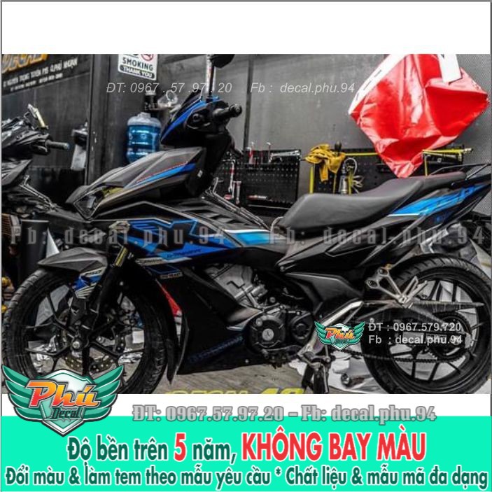Tem rời Winner X Xanh đen mới (B) -1