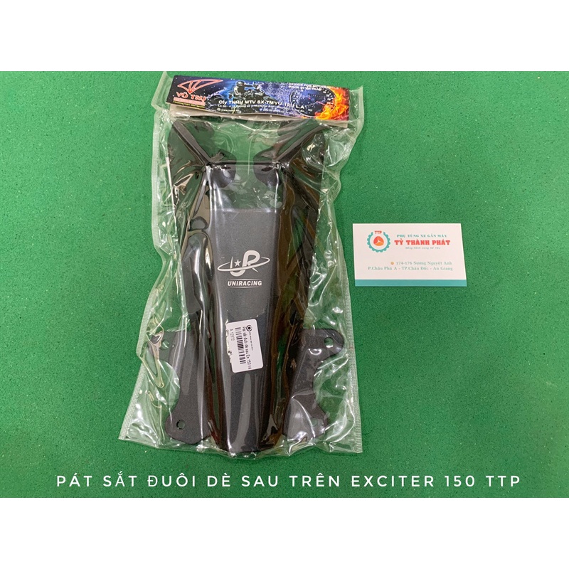 Pát sắt đuôi dè sau Ex 150 trên Kingdrang nhôm đen