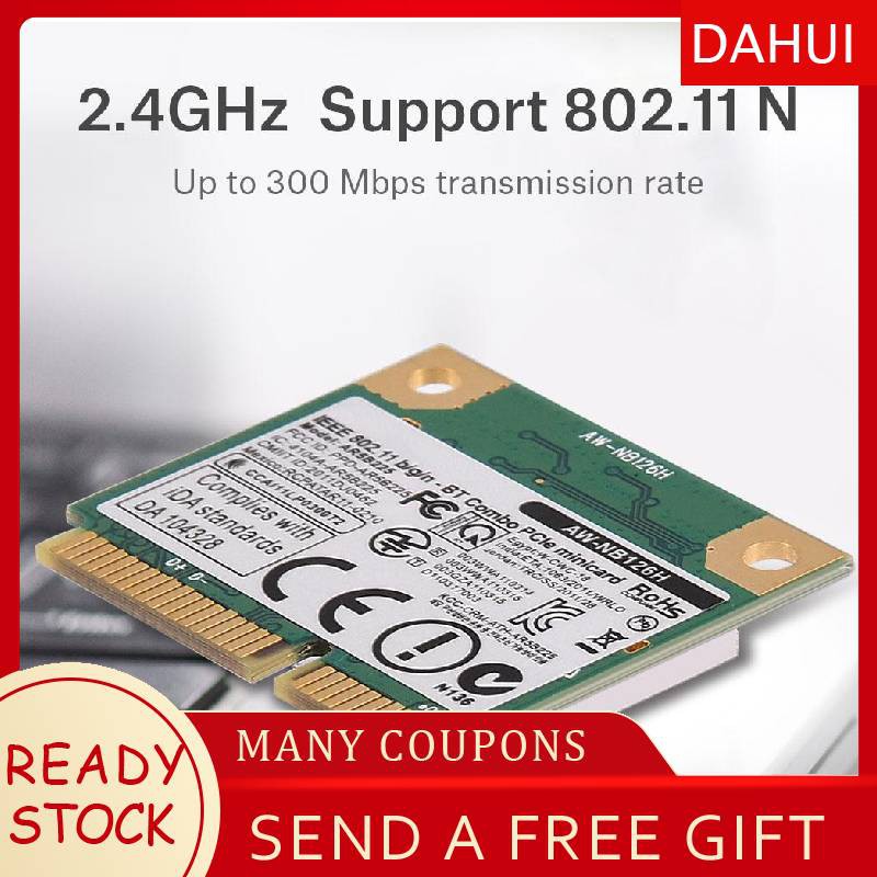 Card Mạng Không Dây Wifi 4.0 Pci-e 300mbps Cho Dell Asus Su