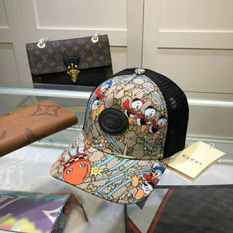 Mũ Bucket Chống Nắng 58cm In Họa Tiết Vịt Donald Hoạt Hình Thời Trang Cho Nam Và Nữ