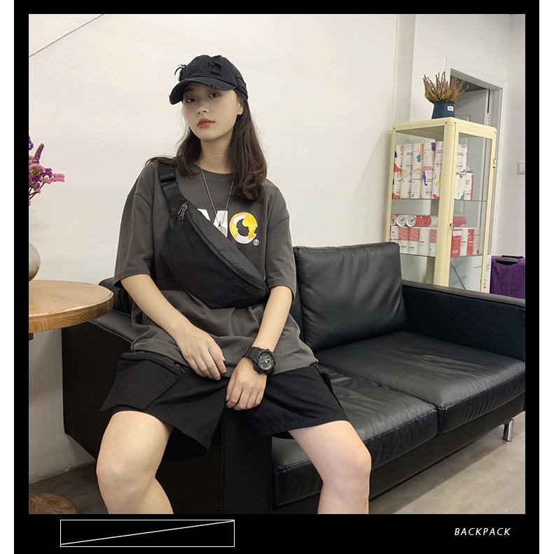 Túi bao tử kiểu đeo chéo nam nữ đựng ipad ulzzang phong cách Hàn Quốc | BigBuy360 - bigbuy360.vn