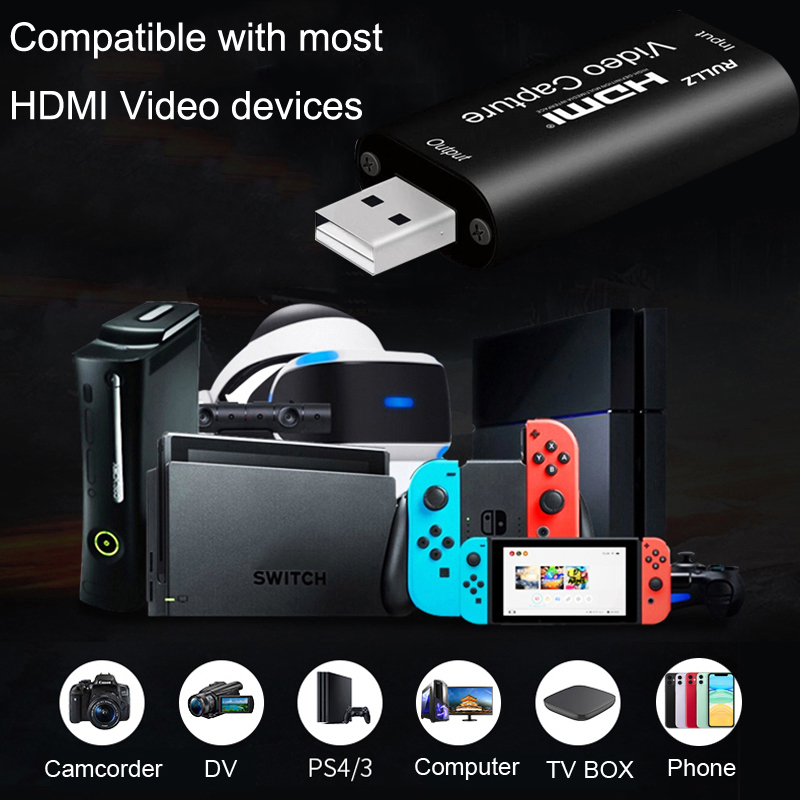 DVD Hộp Thu Video 4k Usb 3.0 Hdmi Cho Ps4 | BigBuy360 - bigbuy360.vn