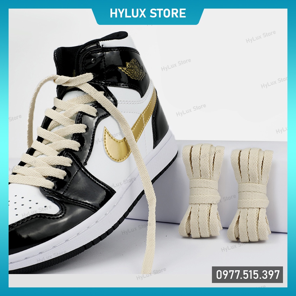 [36 màu-180cm] Dây giày dẹt Nike, Adidas cao cấp chiều dài 180cm