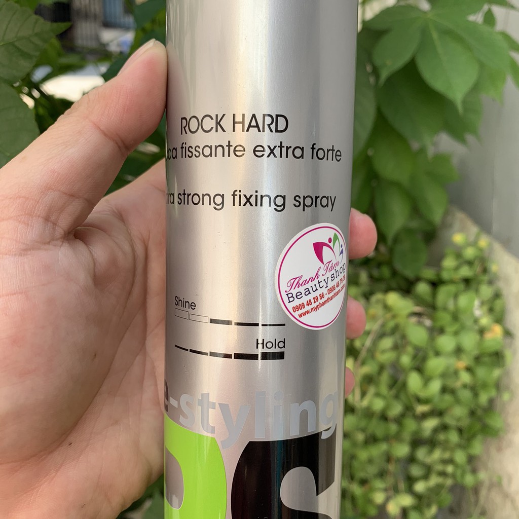 Keo xịt tạo kiểu tóc cứng Nouvelle Hairspray Rock Hard 500ml ( New )
