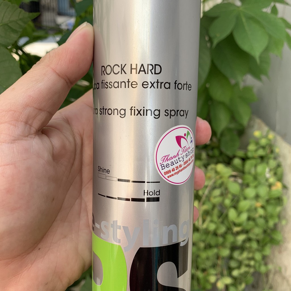 Keo xịt tạo kiểu tóc cứng Nouvelle Hairspray Rock Hard 500ml ( New )