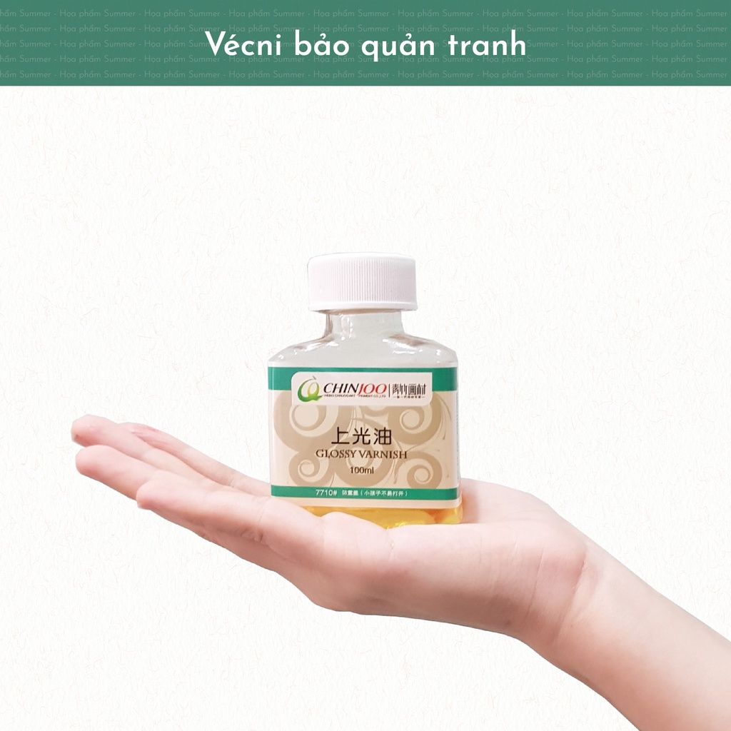 DẦU BÓNG VÉC NI BẢO QUẢN TRANH SƠN DẦU, ACRYLIC