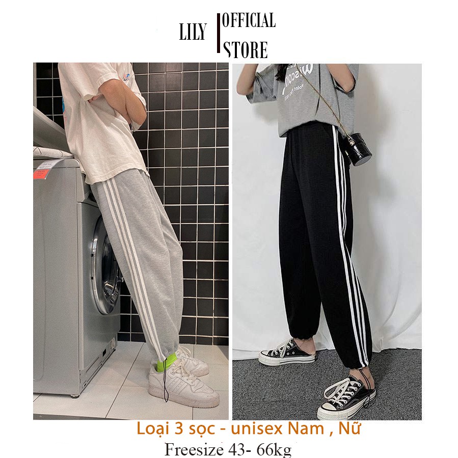 Quần Jogger Nữ- nam- Unisex Dài Ống Rộng Có Bo Rút Dây SIMPLE Ulzzang (ẢNH THẬT)