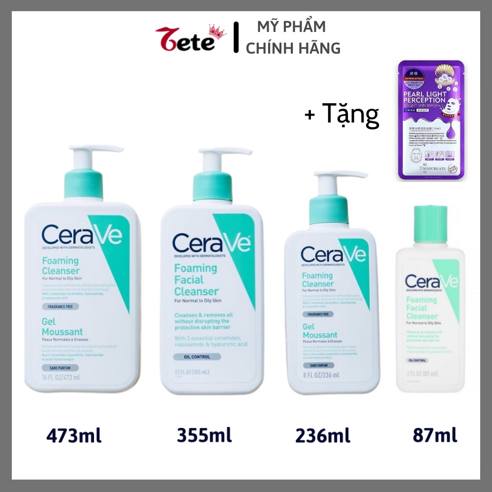 Sữa Rửa Mặt Cerave Sạch Sâu Giảm Mụn