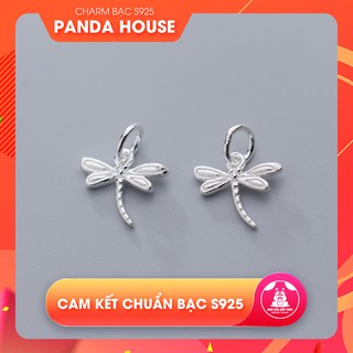 Charm bạc s925 hình con chuồn chuồn size 11x12x2mm (charm treo) - Panda House