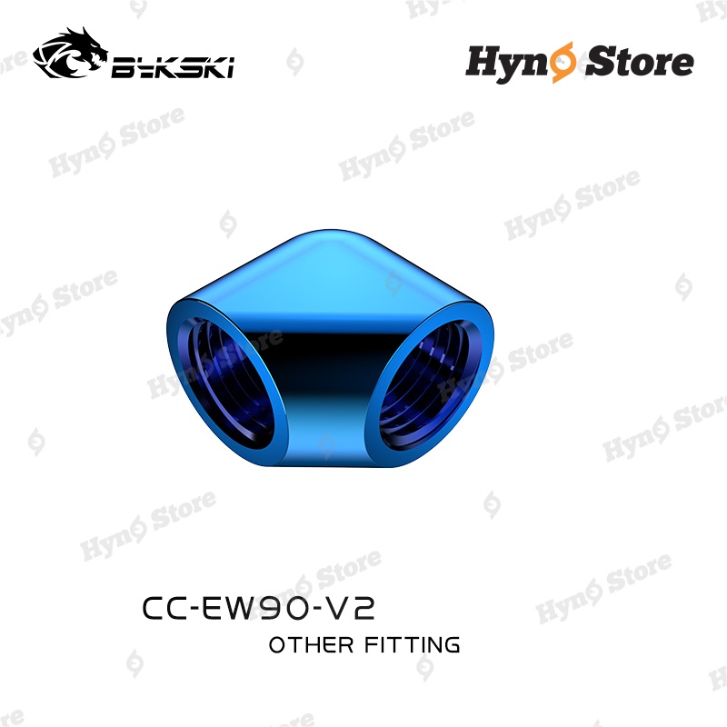 Fit 90 Double female G1/4 Bykski CC-EW90-V2 Tản nhiệt nước custom - Hyno Store
