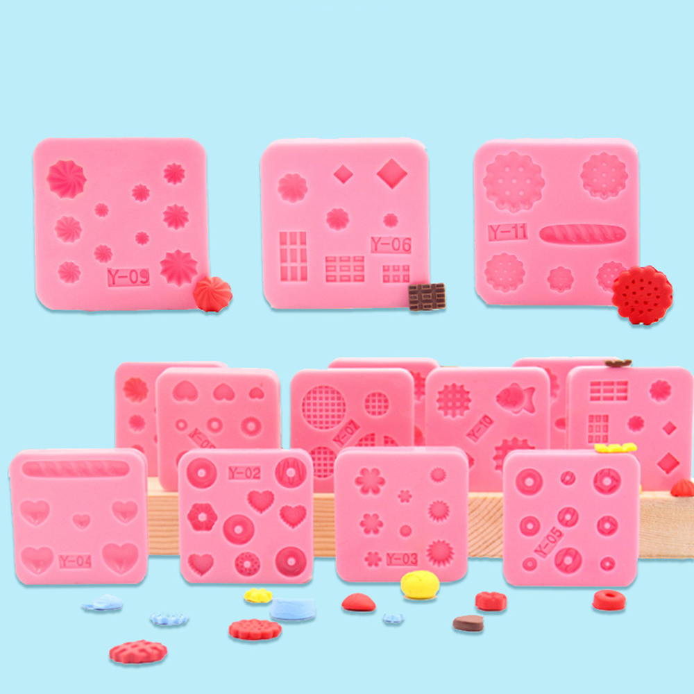 1 Khuôn Silicone Làm Bánh Quy / Sô Cô La Họa Tiết Vỏ Sò / Chấm Bi Màu Hồng