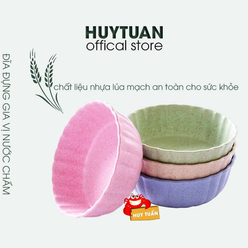 Đĩa Đựng Gia Vị Nhiều Mẫu - Đĩa Đựng Gia Vị Lúa Mạch Nhiều Hình