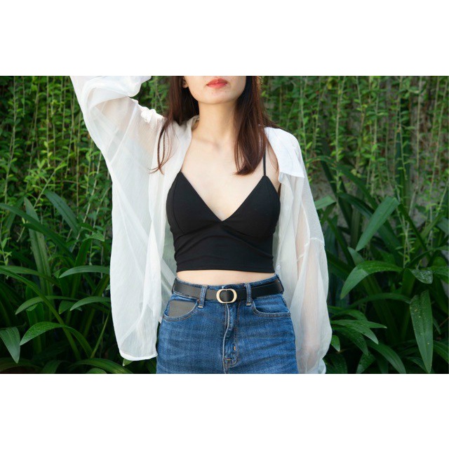 Áo Hai Dây Sang Chảnh Chất Cát