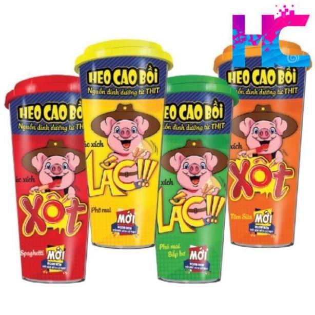 Xúc xích lắc heo cao bồi (Đủ màu)