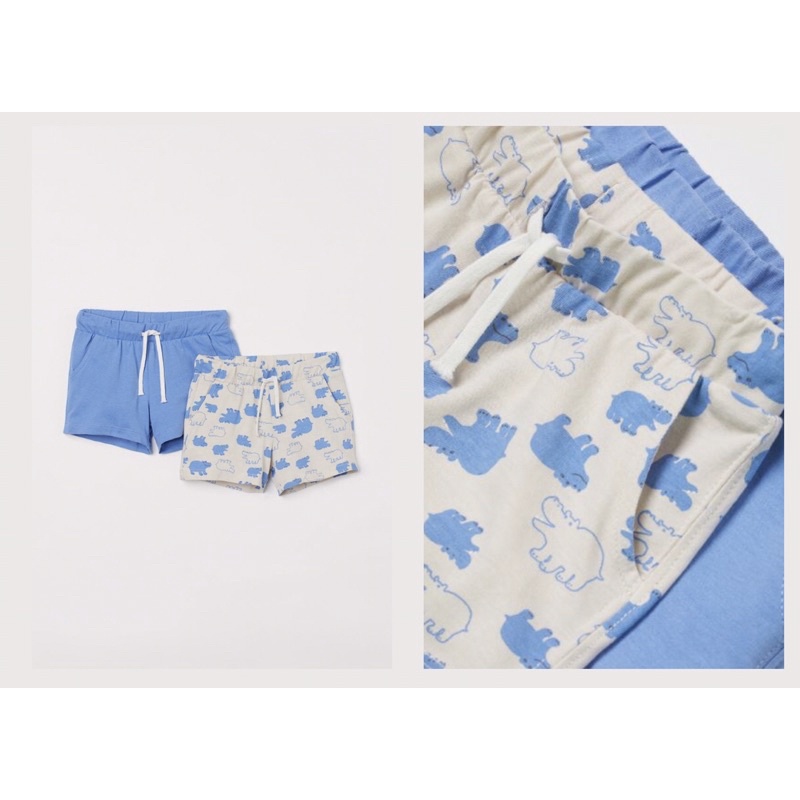 Set 2 quần thun mềm cho bé trai săn sale TBN sz 12-18m đến 2-3y