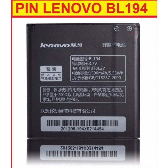 Pin Lenovo BL194 - 1500mAh