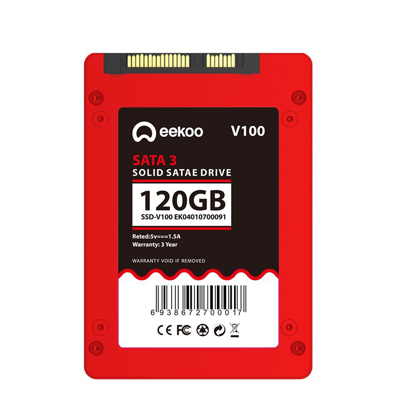 Ổ cứng SSD EEKOO 240GB 128GB 120GB 2.5inch sata 3 dùng cho laptop máy tính bảo hành 3 năm