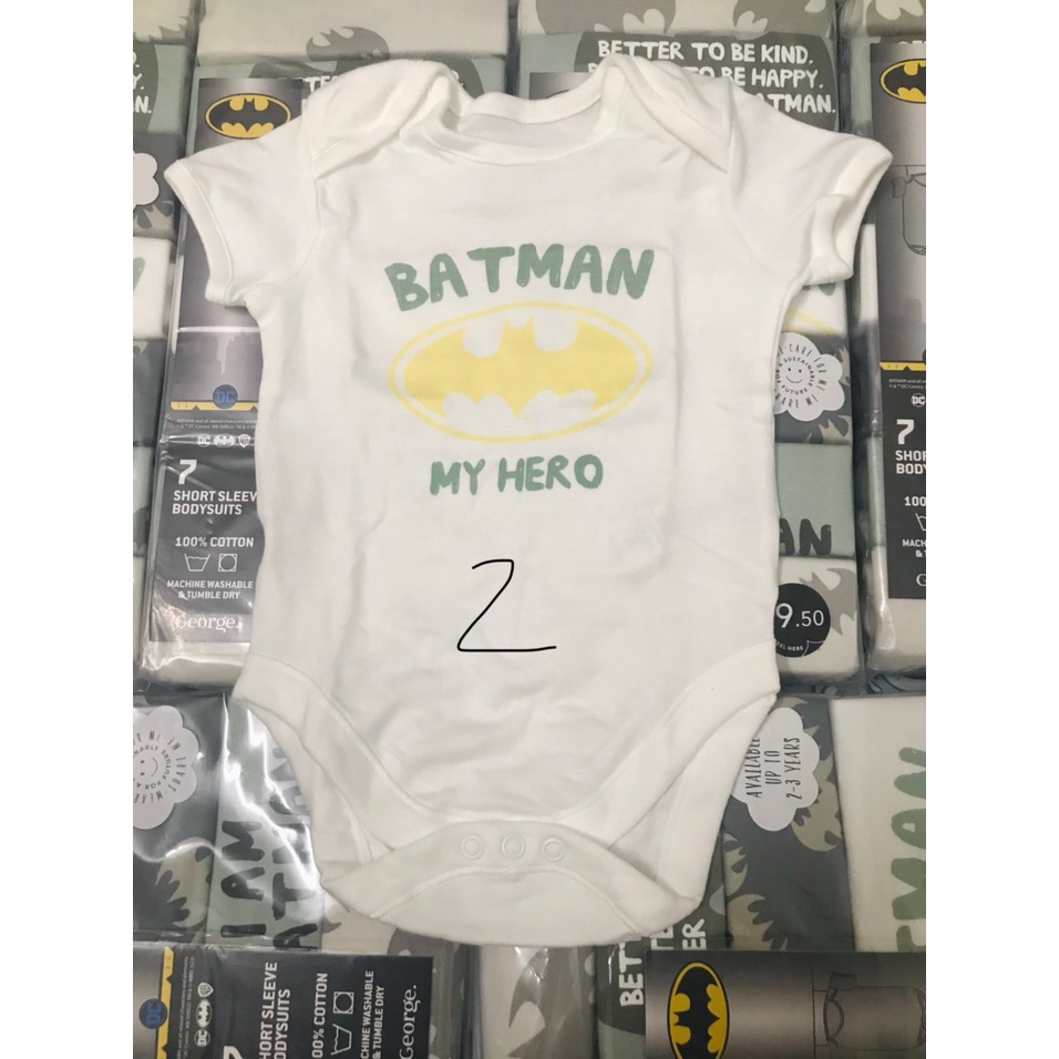 Body cộc tay batman bé trai george/tách lẻ