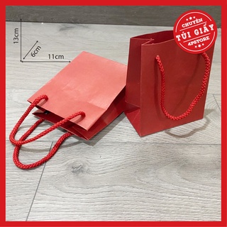 [ CÓ SẴN ] 01 TÚI GIẤY KRAFT ĐỎ [ NHIỀU SIZE ]
