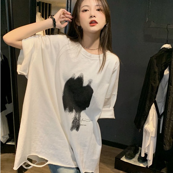 Áo Thun Tay Ngắn Dáng Rộng Thiết Kế Mới Cho Nữ