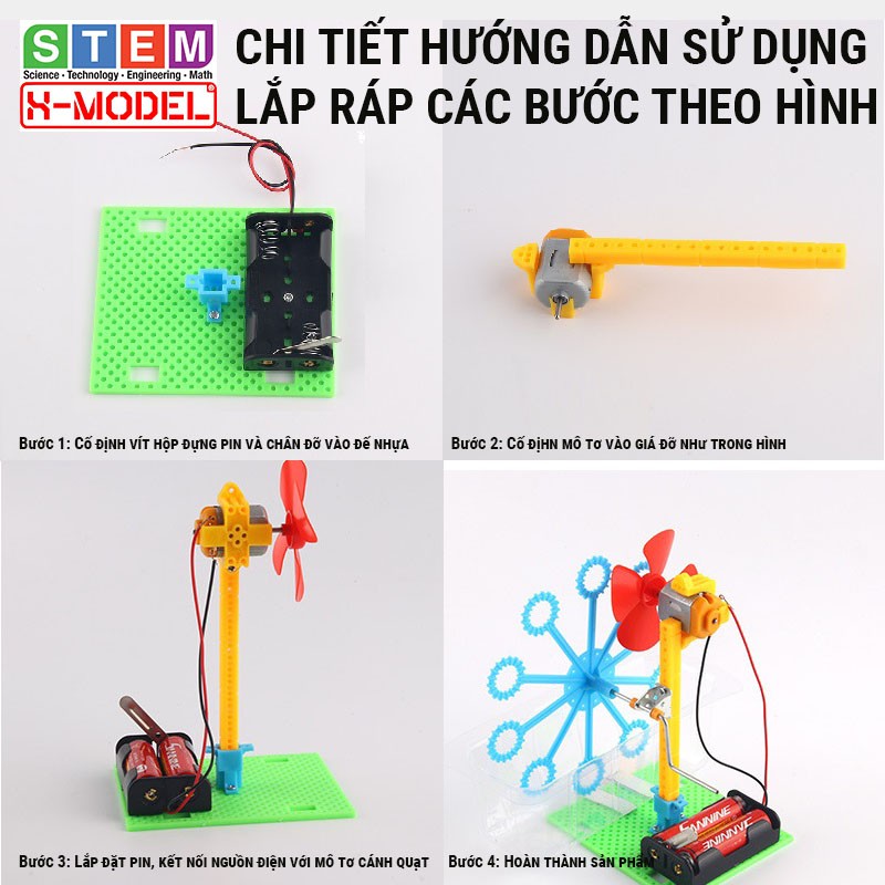 Đồ chơi STEM cho bé Máy tạo bong bóng X-MODEL ST84 và ST103, Đồ chơi sáng tạo cho bé DIY| Giáo dục STEM, STEAM