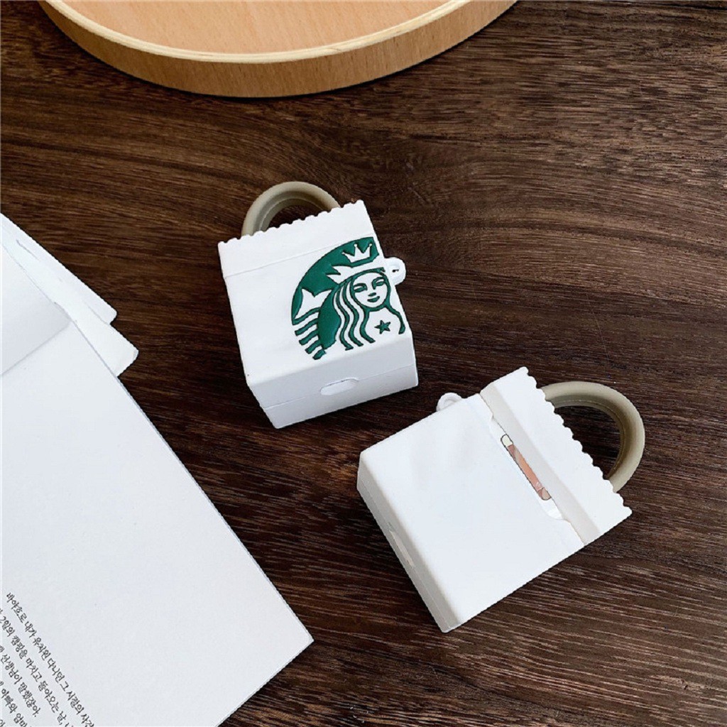 ỐP BẢO VỆ AIRPODS TÚI STAR-BUCKS Case Tai Nghe Không Dây Airpods 1/ 2/ i12/ Pro