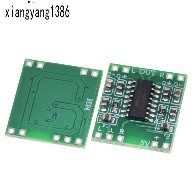 Set 5 Bảng Mạch Khuếch Đại Âm Thanh Kỹ Thuật Số Mini Pam8403 2 X3W 2.5-5v Chất Lượng Cao