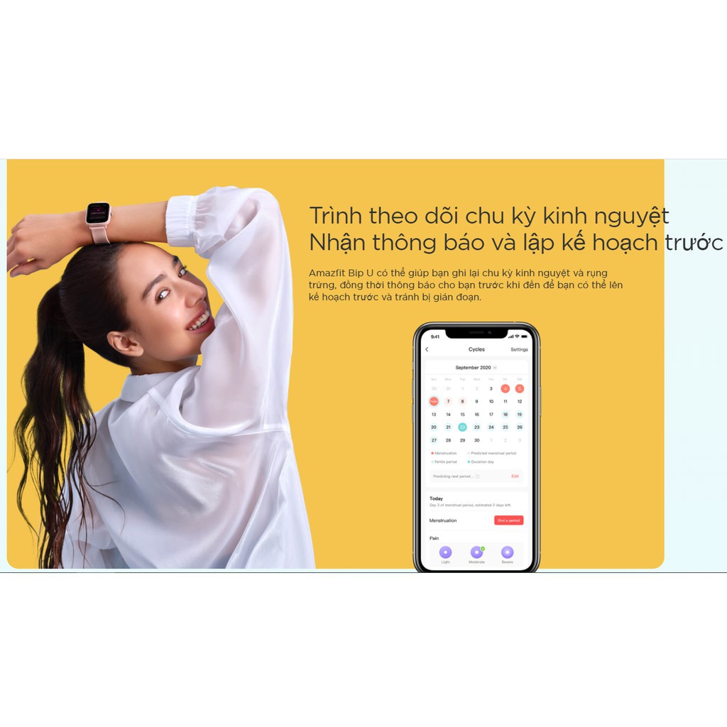 Đồng Hồ Thông Minh Amazfit Bip U Pro | Bản Quốc Tế | Hàng Chính Hãng | Phân Phối Bởi DIGIWORLD