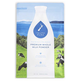 Premium Whole Milk Powder Taupo pure 1 Kg - Sữa Tươi dạng Bột Nguyên Kem