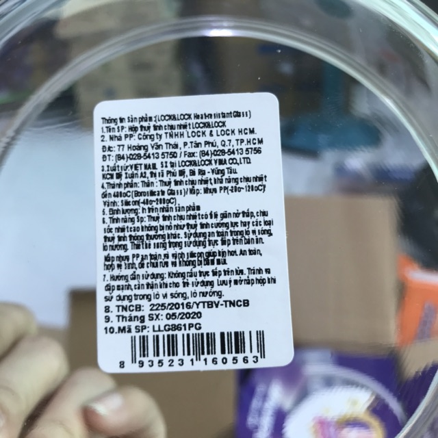 Thố thuỷ tinh Lock&Lock 950ml - Quà tặng Pediasure | BigBuy360 - bigbuy360.vn