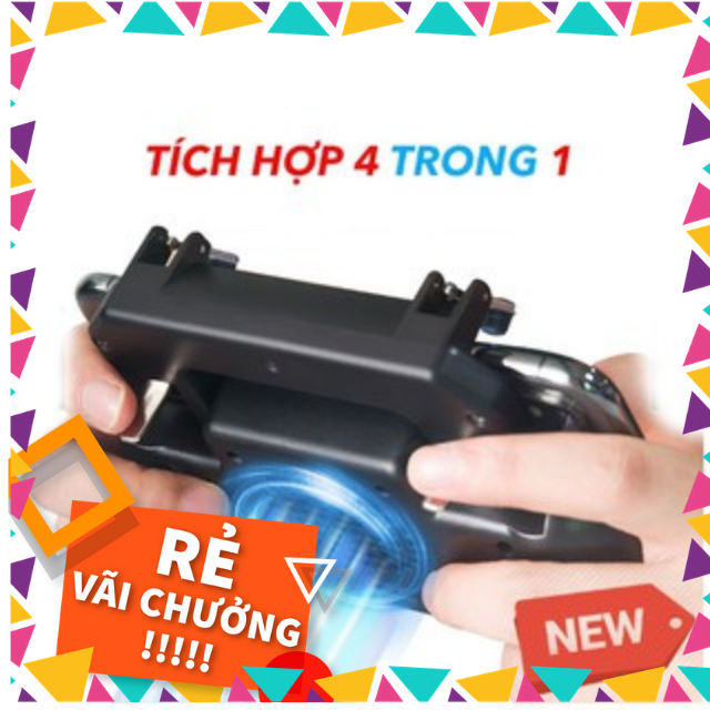 [ BH 12 Tháng ] Tay cầm chơi game PUBG Freefire Các Loại Game Tích HợpTản Nhiệt Và Sạc Dự Phòng Cho ĐiệnThoại