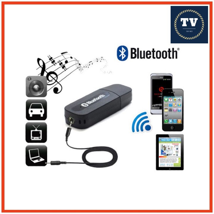 Usb bluetooth audio | chuyển loa thường thành loa bluetooth