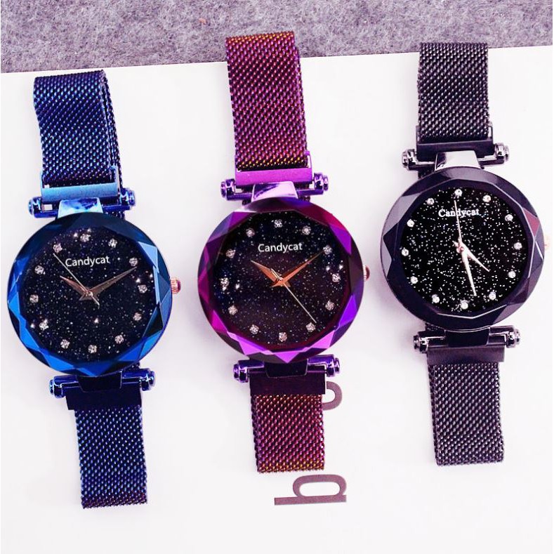 Đồng hồ thời trang nữ Candycat dây hợp kim M20