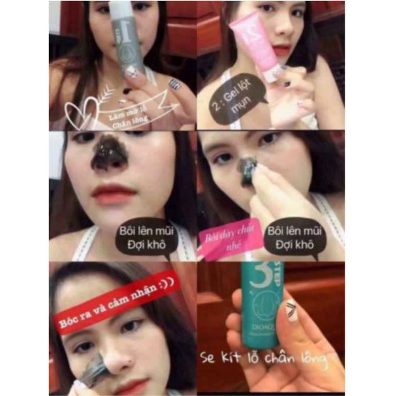 Bộ gồm 3 Lọ - Set Lột Mụn 3 Bước 123 Bioaqua | BigBuy360 - bigbuy360.vn