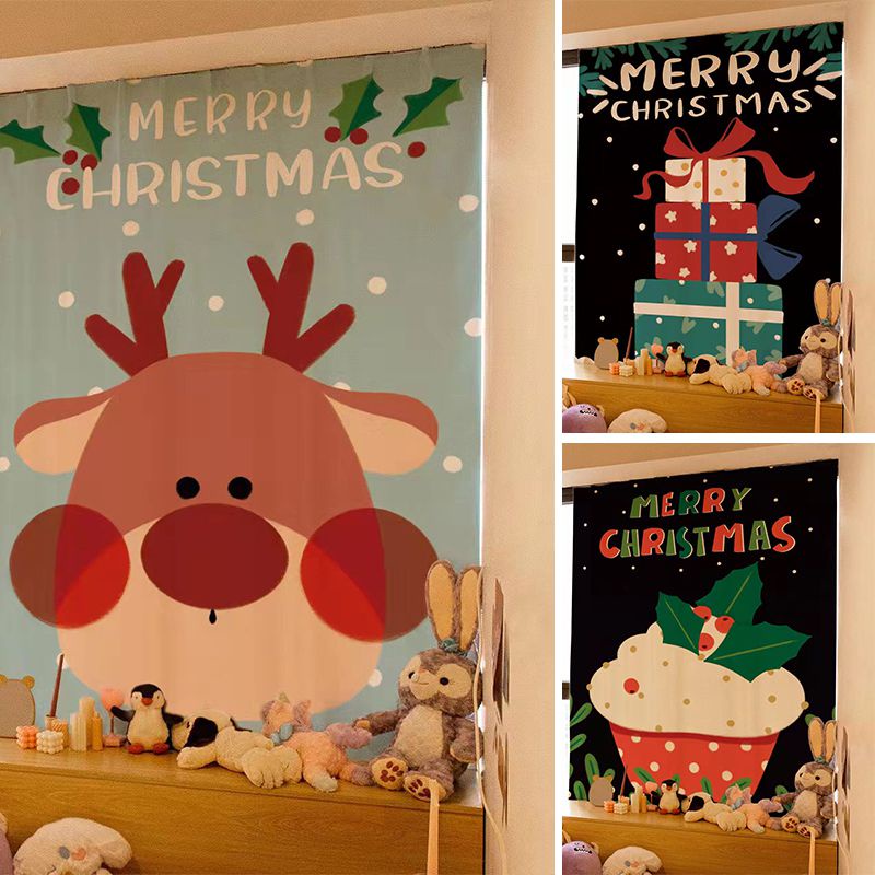 Rèm Cửa Sổ Tự Dính Trang Trí Giáng Sinh Mới
